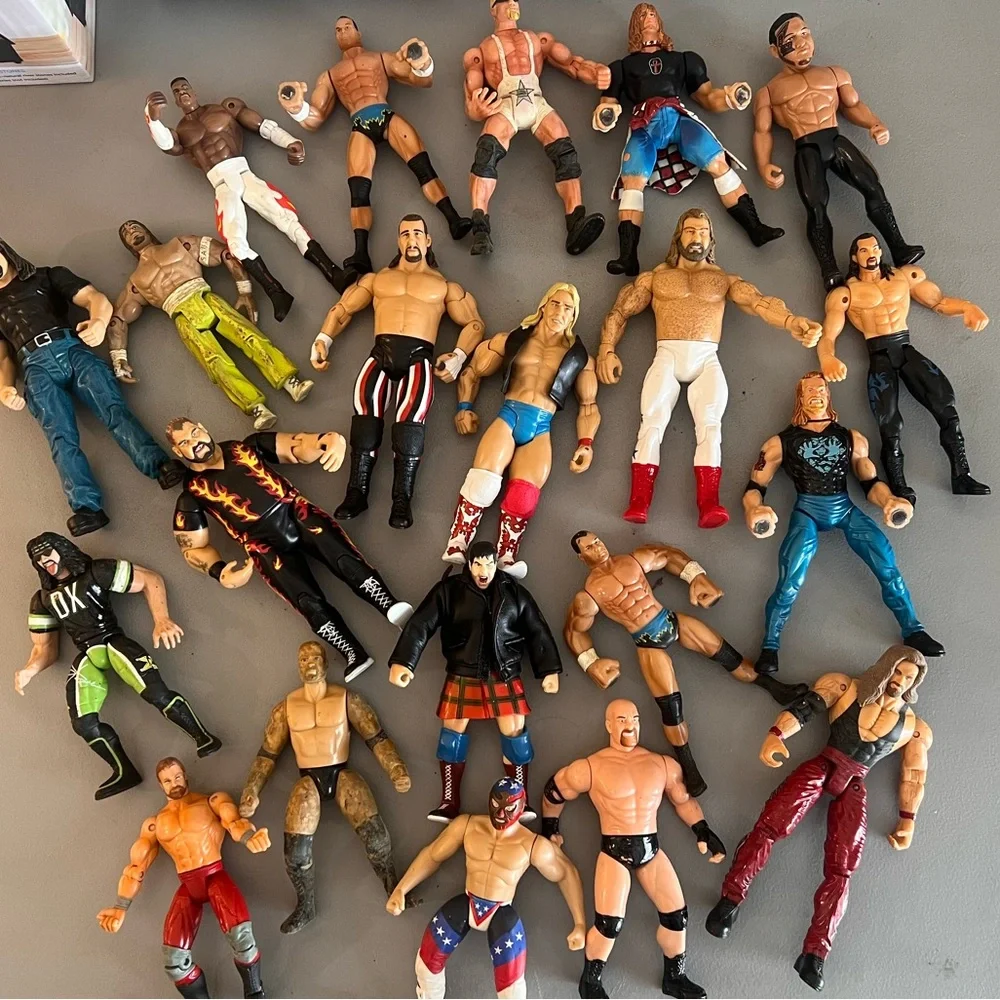 WWE Jakks Pacific Wrestling Action Figures Lot (25+) Ruthless Aggression Era